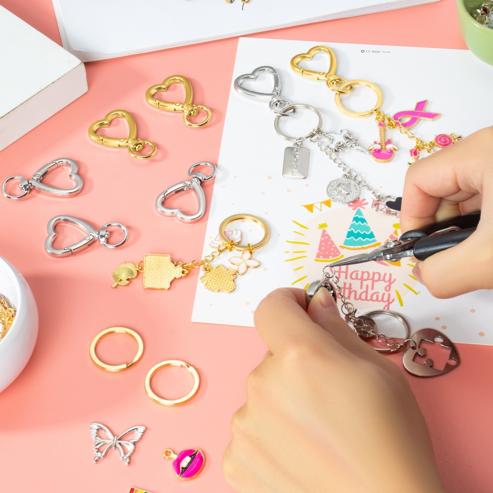 10 Stück Metall-Herz-Karabiner – Daith Heart Ring Bewertung und Preis