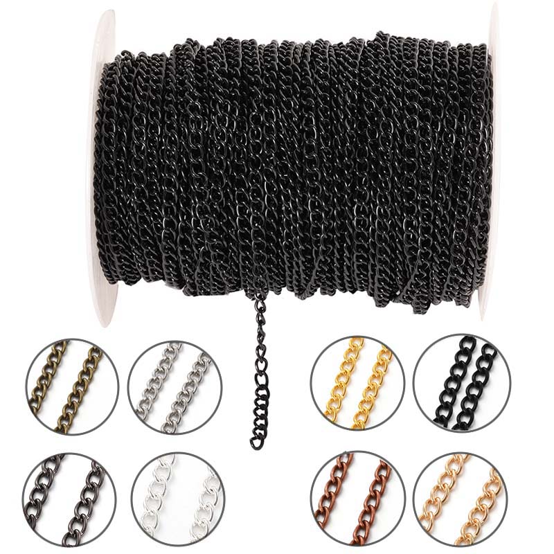 2 Meter 2,5/3,5/4,5mm Metall F – Body Jewelry Chains Bewertung und Preis