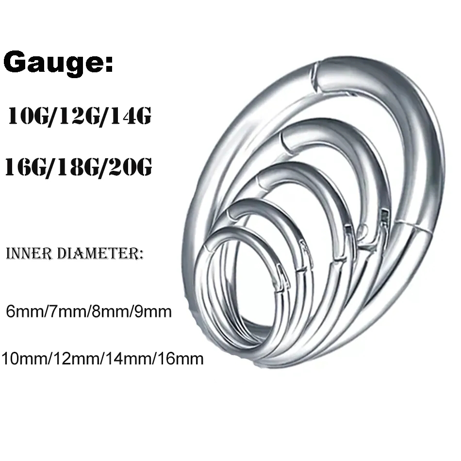1PC G23 Titan Klapp Segment Ri – Septum Clicker Ring Bewertung und Preis