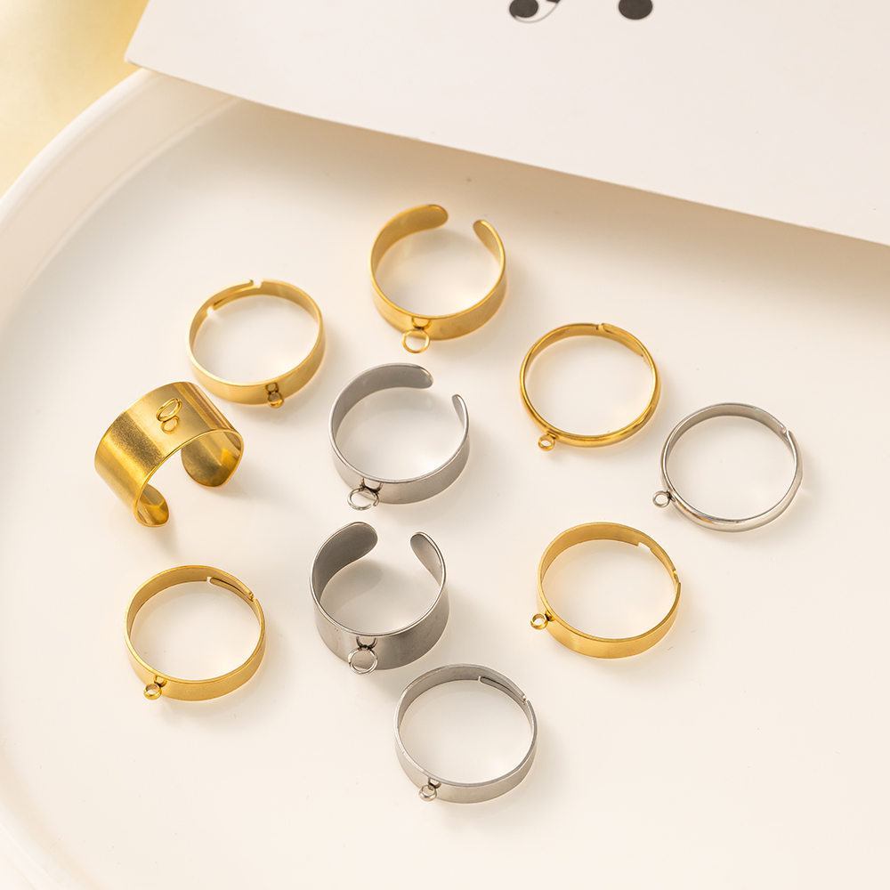 5 teile/los Edelstahl Gold Far – Daith Heart Ring Bewertung und Preis