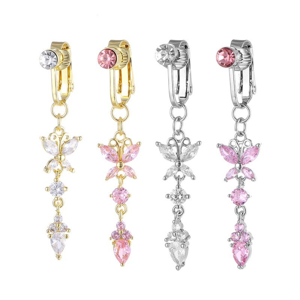 Schmetterlings-Design Clip-On  – Body Jewelry Materials Bewertung und Preis