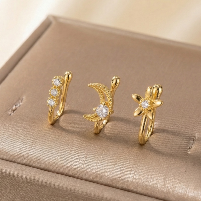3-teiliges Retro-Luxus-Nasenkl – Body Jewelry Nose Studs Bewertung und Preis