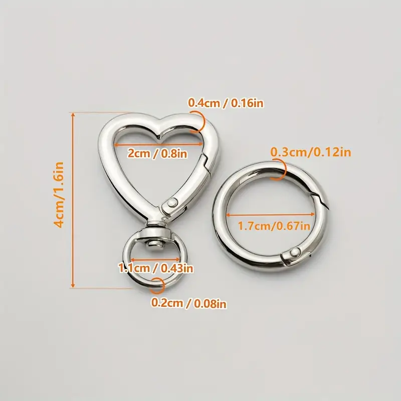 5/10/20/40 Sets Doppelt öffnen – Daith Heart Ring Bewertung und Preis