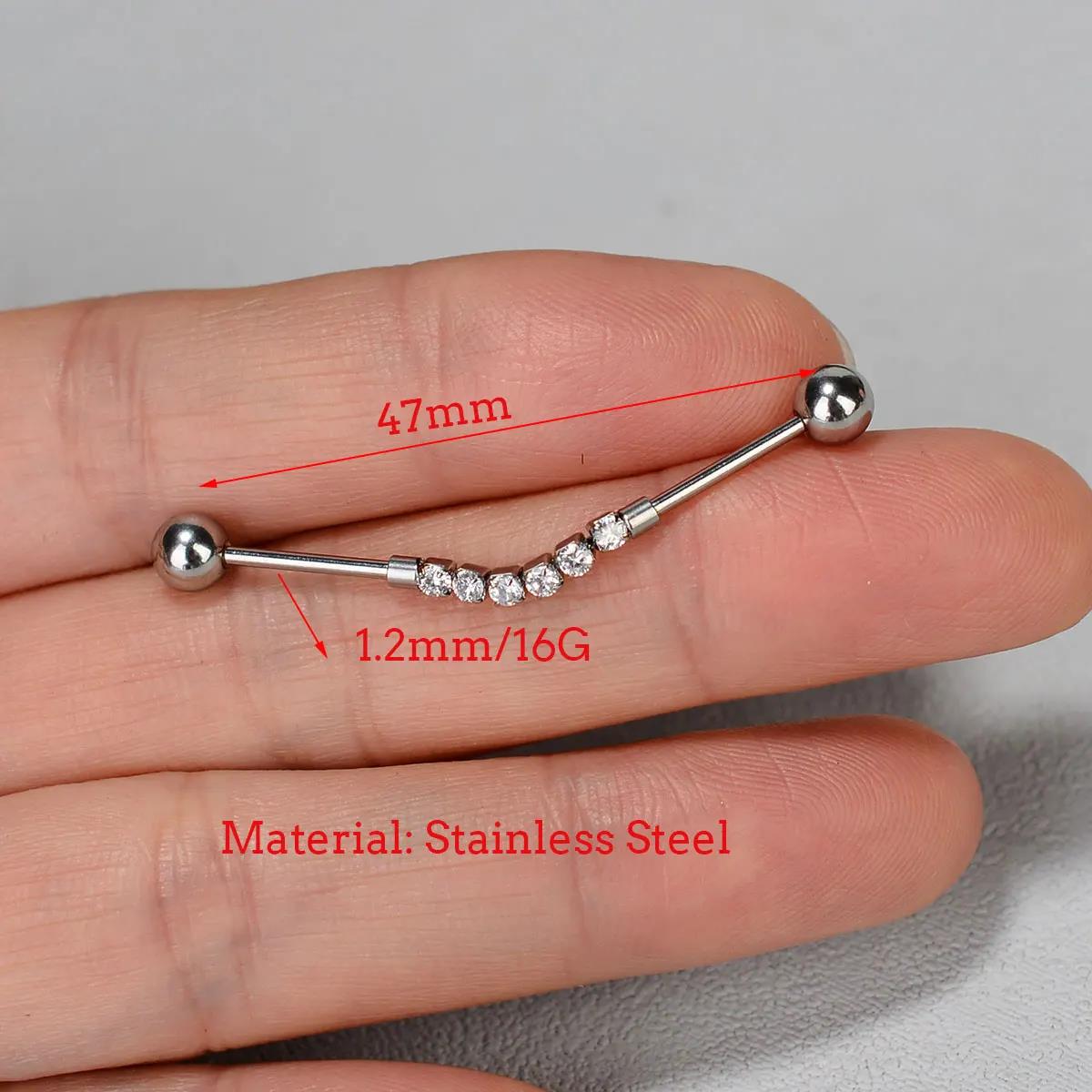 1 Stück Edelstahl Langer Indus – Industrial Barbell Long Bewertung und Preis