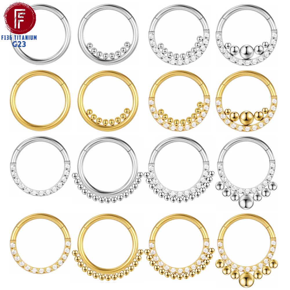 F136 Titan Nasenpiercing Klapp – Septum Clicker Ring Bewertung und Preis