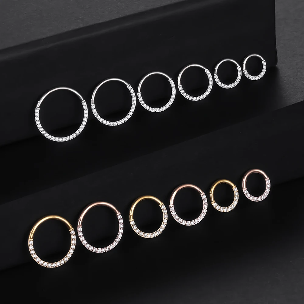 F136 Titan Nasenpiercing Klapp – Septum Clicker Ring Bewertung und Preis
